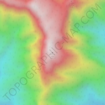 Topografische Karte Mount Silay, Höhe, Relief