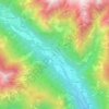 Topografische Karte Ru, Höhe, Relief