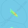 Topografische Karte Aruba, Höhe, Relief