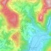 Topografische Karte Ampognano, Höhe, Relief