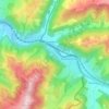 Topografische Karte Rappennest, Höhe, Relief