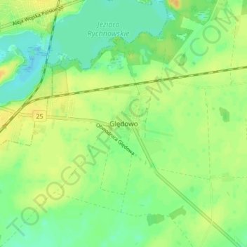 Topografische Karte Lichtenhagen, Höhe, Relief