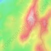 Topografische Karte Australian Alps, Höhe, Relief