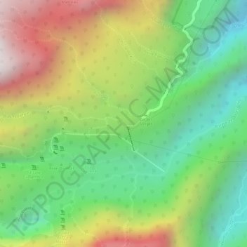 Topografische Karte PK 16, Höhe, Relief