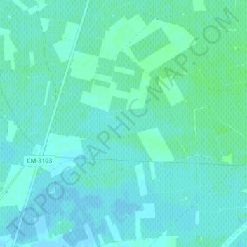 Topografische Karte Riega, Höhe, Relief