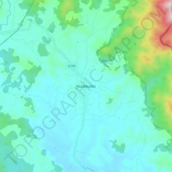 Topografische Karte Nong Bon, Höhe, Relief