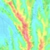 Topografische Karte Paerata Ridge, Höhe, Relief