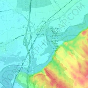 Topografische Karte El Soto, Höhe, Relief