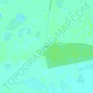 Topografische Karte Macedo, Höhe, Relief