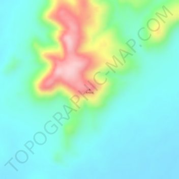 Topografische Karte Anbol, Höhe, Relief