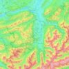 Topografische Karte Obermaiselstein, Höhe, Relief