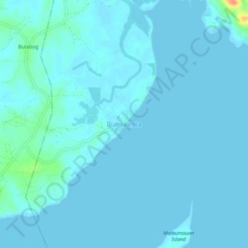 Topografische Karte Buenavista, Höhe, Relief