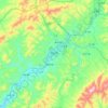 Topografische Karte Baishan, Höhe, Relief