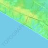Topografische Karte Gulf Resort Beach, Höhe, Relief