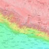 Topografische Karte Entwicklungsregion West, Höhe, Relief