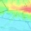 Topografische Karte Hoo, Höhe, Relief