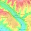 Topografische Karte Loudwater, Höhe, Relief