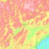 Topografische Karte Banggu, Höhe, Relief