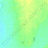 Topografische Karte Bengal, Höhe, Relief
