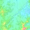 Topografische Karte Squaw Spring, Höhe, Relief