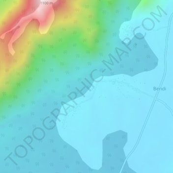 Topografische Karte Itimkwell, Höhe, Relief