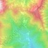 Topografische Karte Acquarossa, Höhe, Relief