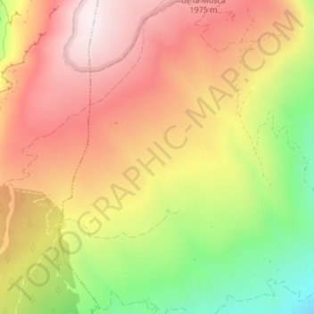 Topografische Karte El Encinarillo, Höhe, Relief