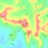 Topografische Karte Maheno, Höhe, Relief