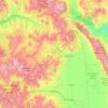 Topografische Karte Saguache County, Höhe, Relief