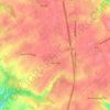 Topografische Karte Sierville, Höhe, Relief