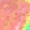 Topografische Karte Hulunbuir, Höhe, Relief