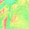 Topografische Karte Idlib, Höhe, Relief