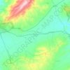 Topografische Karte Zaafrane, Höhe, Relief