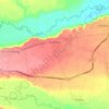 Topografische Karte El Corozo, Höhe, Relief