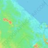Topografische Karte Kourou, Höhe, Relief