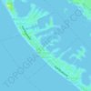 Topografische Karte North Redington Beach, Höhe, Relief