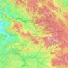 Topografische Karte Maramureș, Höhe, Relief