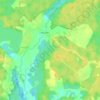 Topografische Karte Подбершты, Höhe, Relief
