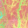 Topografische Karte Similkameen—South Okanagan—West Kootenay, Höhe, Relief