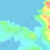 Topografische Karte Inishowen, Höhe, Relief