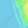 Topografische Karte Indian Shores, Höhe, Relief