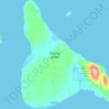 Topografische Karte Guemes Island, Höhe, Relief