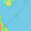 Topografische Karte Tonga Island, Höhe, Relief