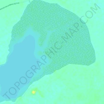 Topografische Karte Laguna Yalca, Höhe, Relief