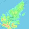 Topografische Karte Western Isles, Höhe, Relief