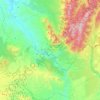 Topografische Karte Quesada, Höhe, Relief