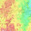 Topografische Karte Celina, Höhe, Relief