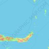 Topografische Karte Nord-Sulawesi, Höhe, Relief