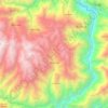 Topografische Karte Salcabamba, Höhe, Relief