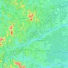 Topografische Karte Guaraná, Höhe, Relief
